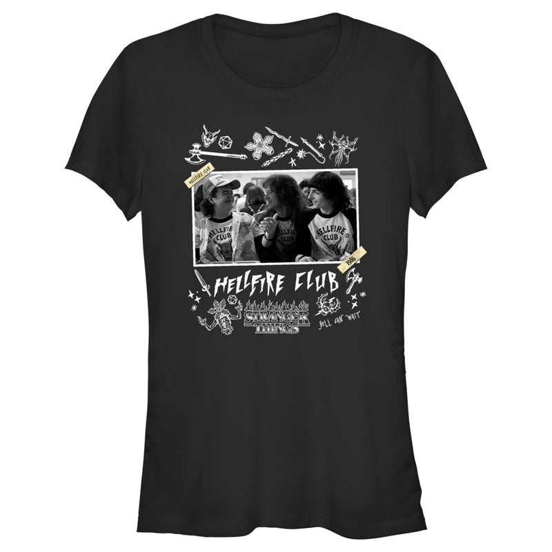 Junior's Stranger Things Hellfire Club Members T-Shirt