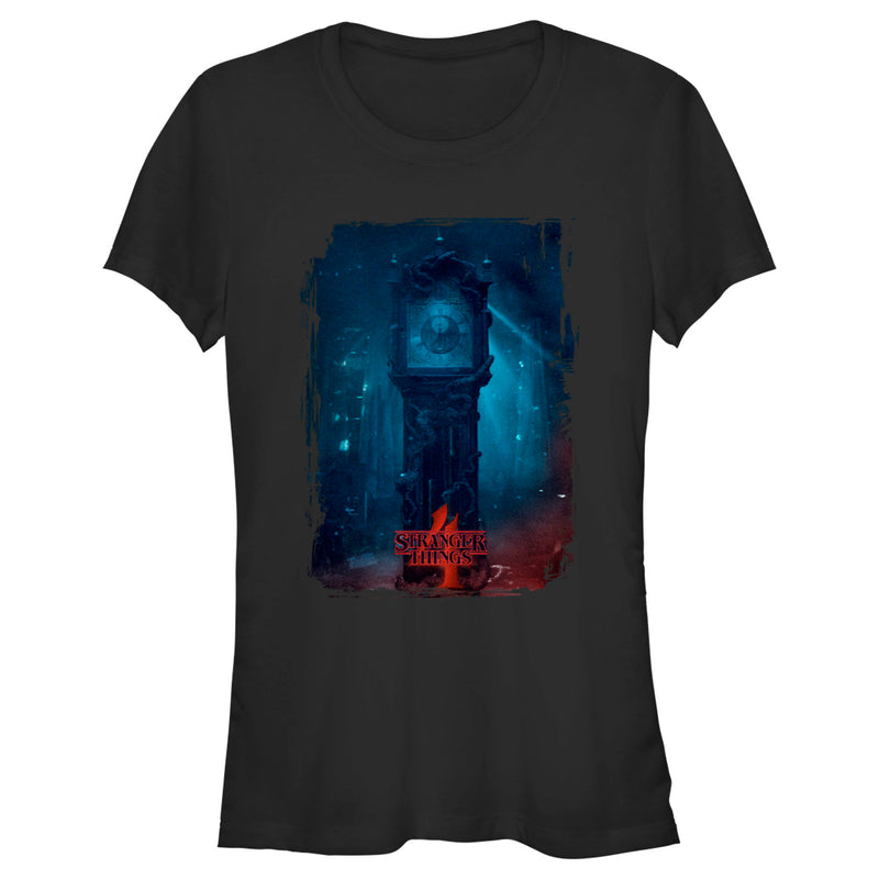 Junior's Stranger Things Grandfather Clock T-Shirt