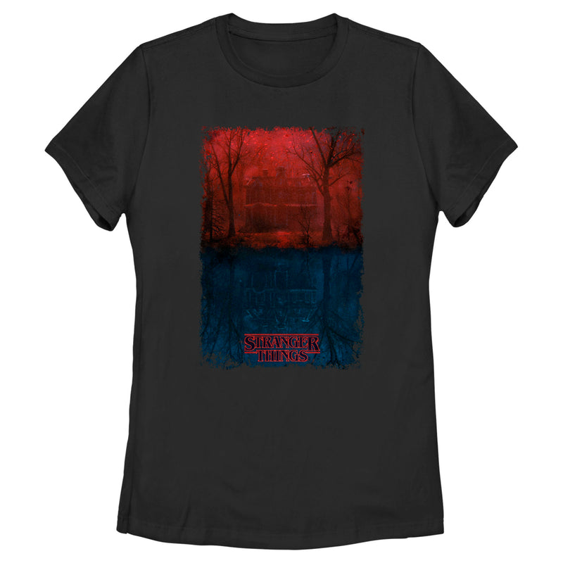 Women's Stranger Things Creel Household in The Upside Down T-Shirt