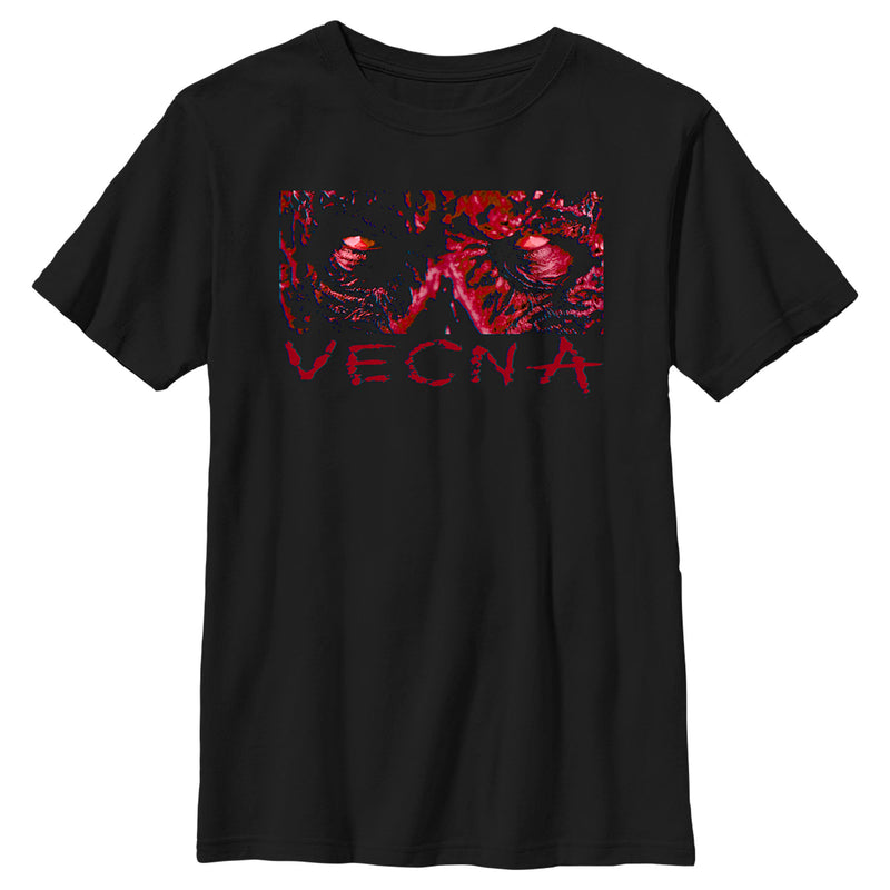 Boy's Stranger Things Vecna Dark Stare Eye Shot T-Shirt