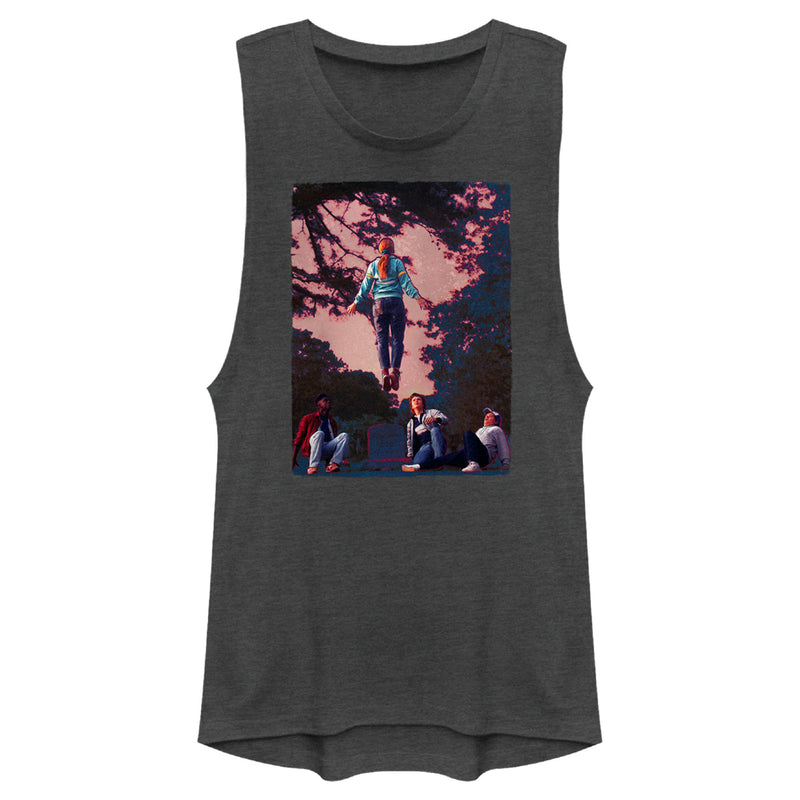 Junior's Stranger Things Running Up That Hill Festival Muscle Tee