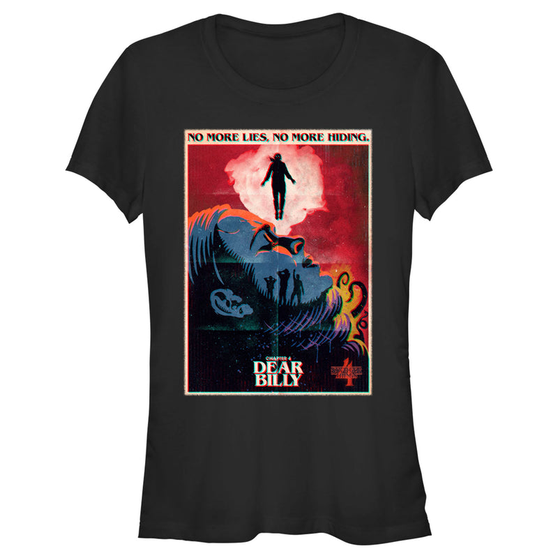 Junior's Stranger Things Retro Dear Billy Poster T-Shirt