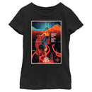 Girl's Stranger Things Retro The Dive Poster T-Shirt