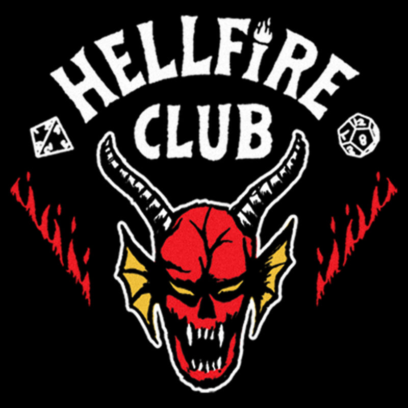 Toddler's Stranger Things Classic Hellfire Club White Logo T-Shirt