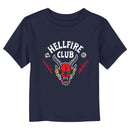 Toddler's Stranger Things Classic Hellfire Club White Logo T-Shirt