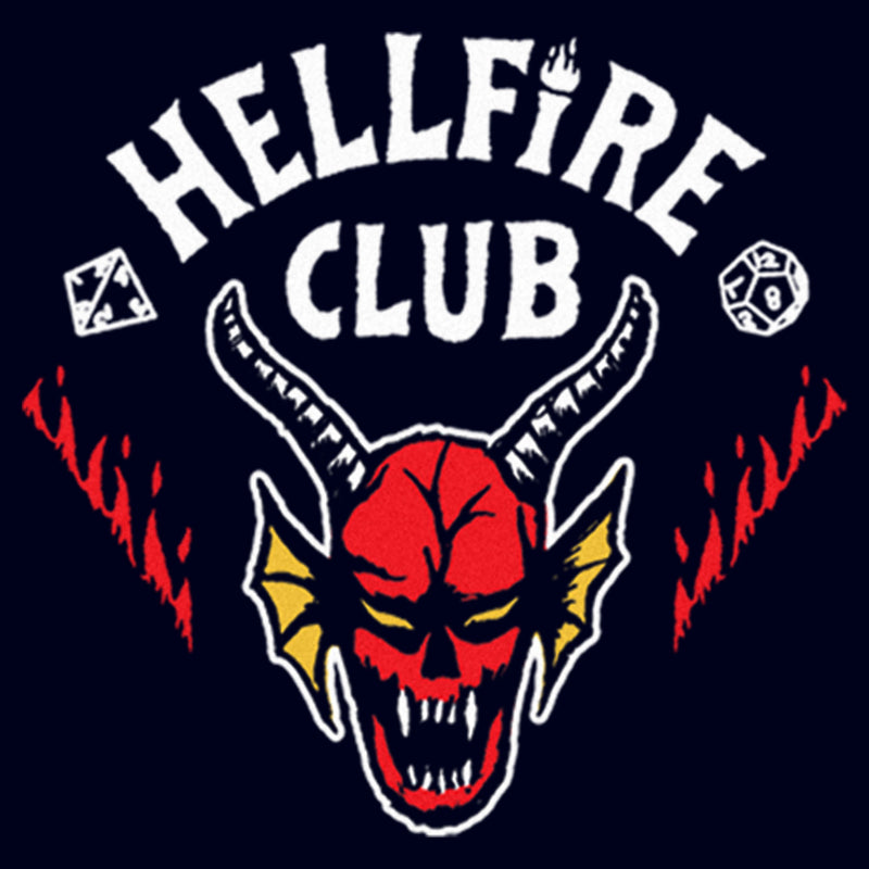 Toddler's Stranger Things Classic Hellfire Club White Logo T-Shirt