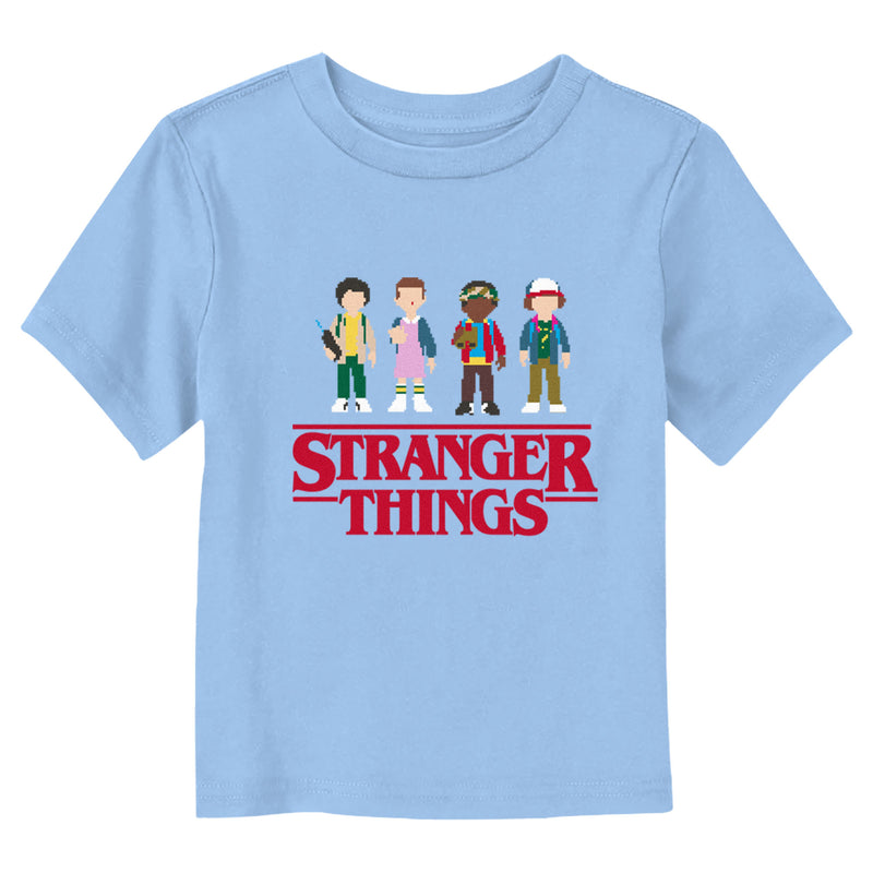 Toddler's Stranger Things Animated Group Lineup T-Shirt