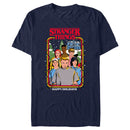 Men's Stranger Things Retro Happy Holidays Card T-Shirt