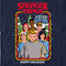 Men's Stranger Things Retro Happy Holidays Card T-Shirt