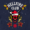 Men's Stranger Things Christmas Hellfire Club Logo T-Shirt