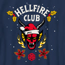 Boy's Stranger Things Christmas Hellfire Club Logo T-Shirt