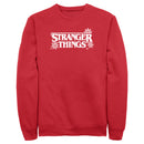 Men's Stranger Things Christmas Snowflakes Logo Sweatshirt