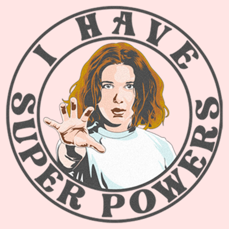 Toddler's Stranger Things Eleven I Have Super Powers Badge T-Shirt