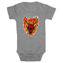 Infant's Stranger Things Hellfire Club Demon Logo Onesie