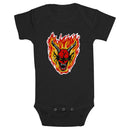 Infant's Stranger Things Hellfire Club Demon Logo Onesie