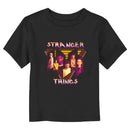 Toddler's Stranger Things Distressed Character Panels T-Shirt