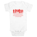 Infant's Stranger Things Silhouettes Logo Onesie