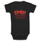 Infant's Stranger Things Silhouettes Logo Onesie