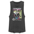 Junior's Professional Bull Riders Cowboy Tough Colorful Festival Muscle Tee