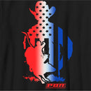 Boy's Professional Bull Riders Patriotic Silhouette T-Shirt