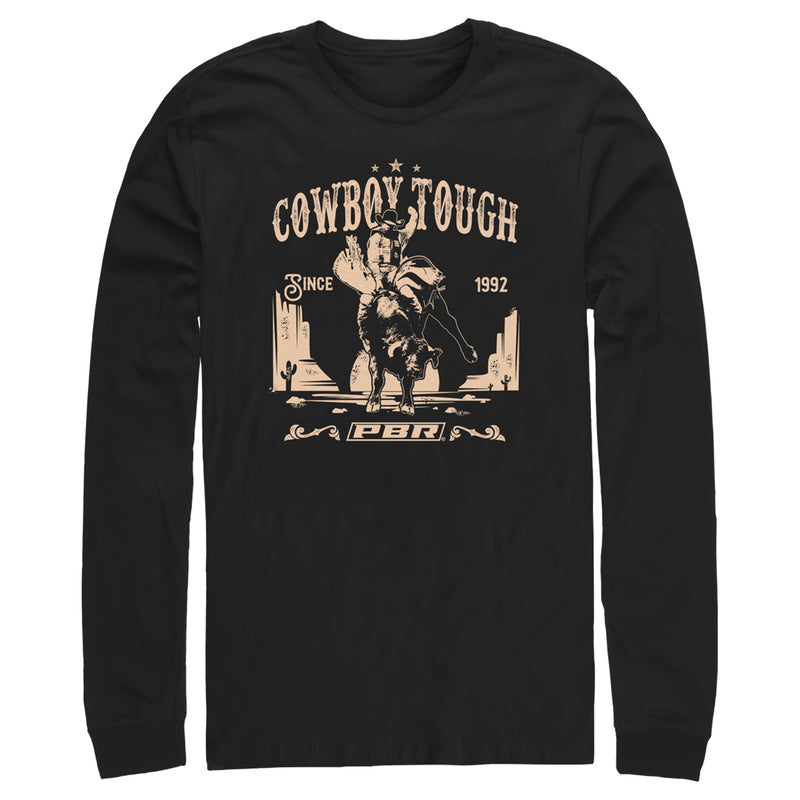 Men's Professional Bull Riders Cowboy Tough Long Sleeve Shirt