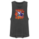 Junior's Professional Bull Riders Toughest Sport on Dirt Paint Splatter Festival Muscle Tee