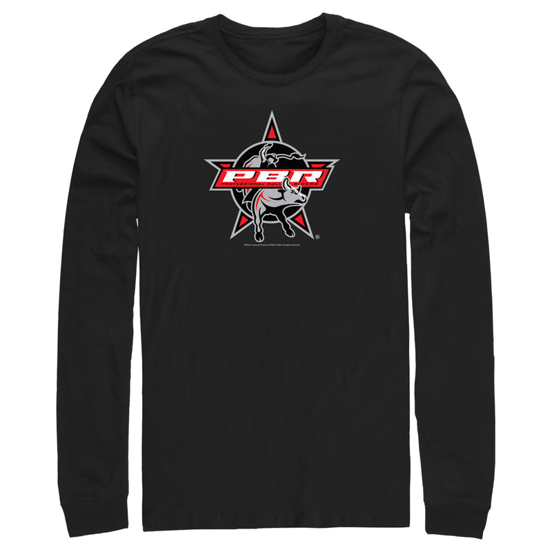 Men's Professional Bull Riders Official Logo Long Sleeve Shirt