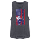 Junior's Professional Bull Riders Cowboy Tough Flag Festival Muscle Tee