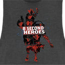 Junior's Professional Bull Riders 8 Second Heroes Collage Festival Muscle Tee