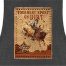 Junior's Professional Bull Riders Toughest Sport on Dirt Festival Muscle Tee