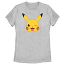 Women's Pokemon Pikachu Wink Face T-Shirt