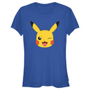 Junior's Pokemon Pikachu Wink Face T-Shirt