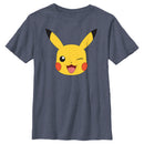 Boy's Pokemon Pikachu Wink Face T-Shirt