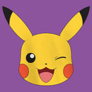 Girl's Pokemon Pikachu Wink Face T-Shirt