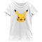 Girl's Pokemon Pikachu Wink Face T-Shirt