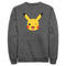 Men's Pokemon Pikachu Wink Face Sweatshirt