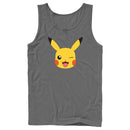 Men's Pokemon Pikachu Wink Face Tank Top
