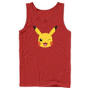 Men's Pokemon Pikachu Wink Face Tank Top