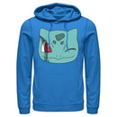Men's Pokemon Bulbasaur Wink Face Pull Over Hoodie