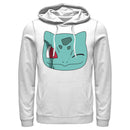 Men's Pokemon Bulbasaur Wink Face Pull Over Hoodie
