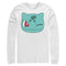 Men's Pokemon Bulbasaur Wink Face Long Sleeve Shirt