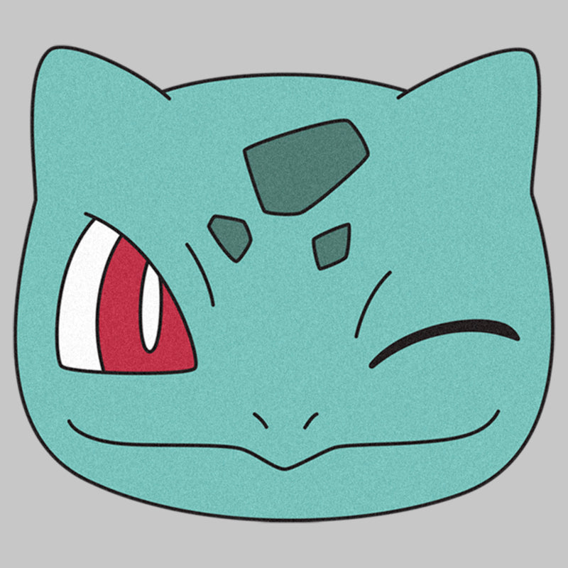 Men's Pokemon Bulbasaur Wink Face Tank Top