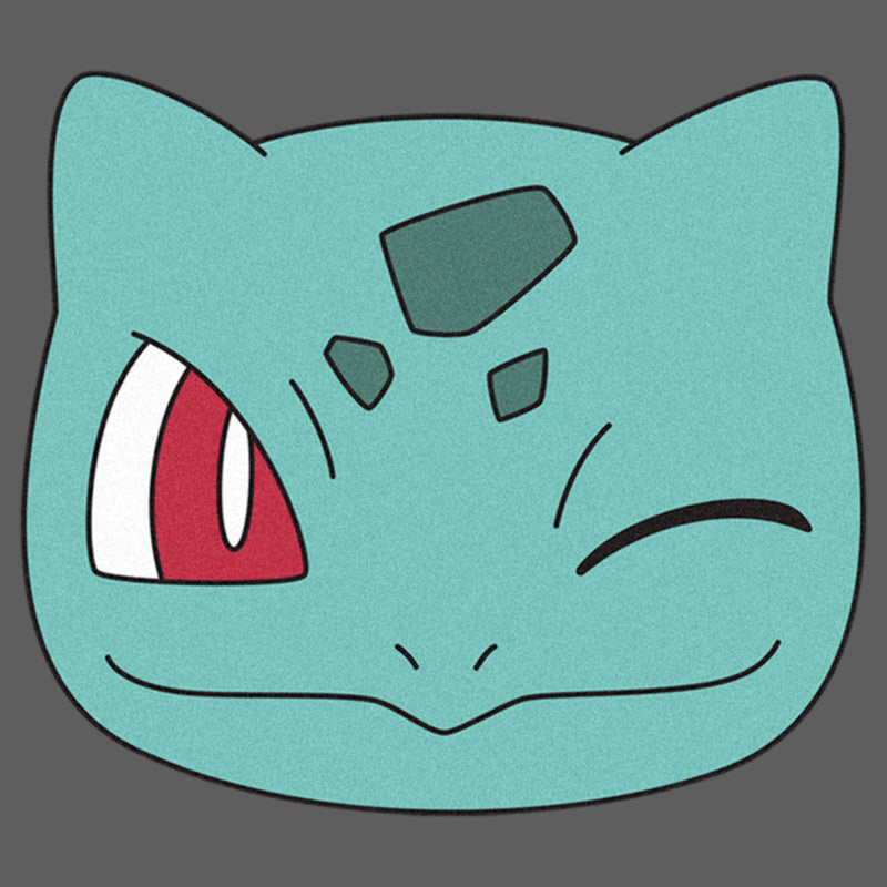 Men's Pokemon Bulbasaur Wink Face Tank Top