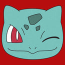 Men's Pokemon Bulbasaur Wink Face Tank Top