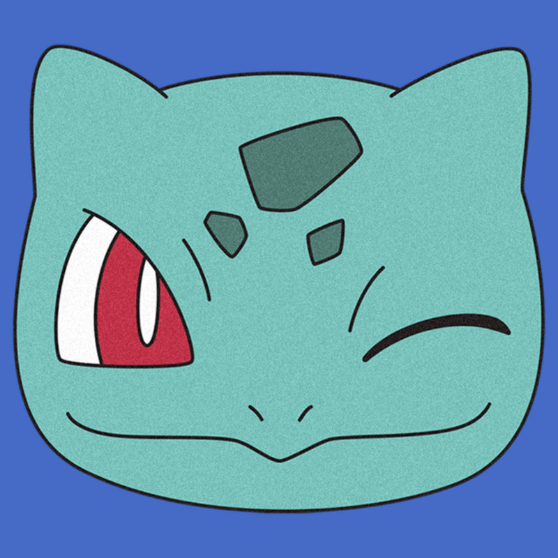 Men's Pokemon Bulbasaur Wink Face Tank Top