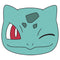 Men's Pokemon Bulbasaur Wink Face Tank Top