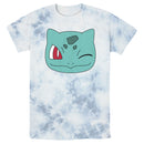 Men's Pokemon Bulbasaur Wink Face T-Shirt