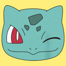 Junior's Pokemon Bulbasaur Wink Face Racerback Tank Top