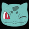 Junior's Pokemon Bulbasaur Wink Face Racerback Tank Top