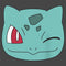 Junior's Pokemon Bulbasaur Wink Face Racerback Tank Top